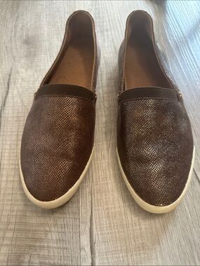 Frye Melissa Bronze Metallic Slip-On Women's Flats